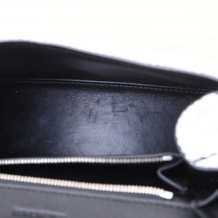 BALENCIAGA 黑白網布Hourglass沙漏S碼球鞋包肩背包-8