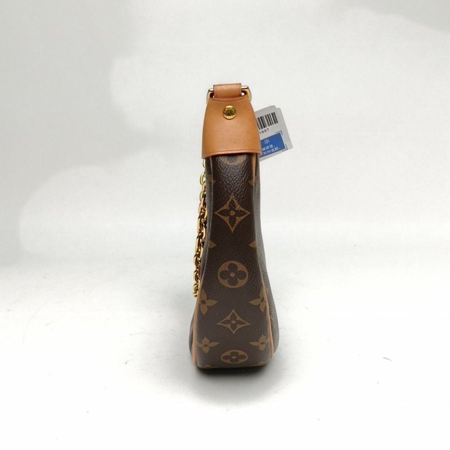 LOUIS VUITTON Loop豌豆包老花PVC金扣晶片肩背包-1