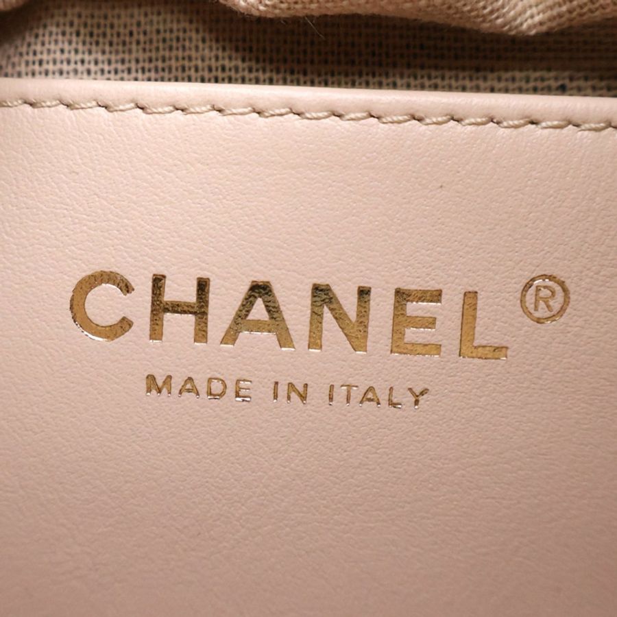 黑色牛皮 小型 購物包 手提包【CHANEL 香奈兒】 AS6132-3