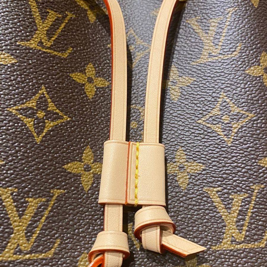 【專櫃正品】Louis Vuitton LV Neonoe BB 經典花紋老花水桶包(附雙肩帶)-4