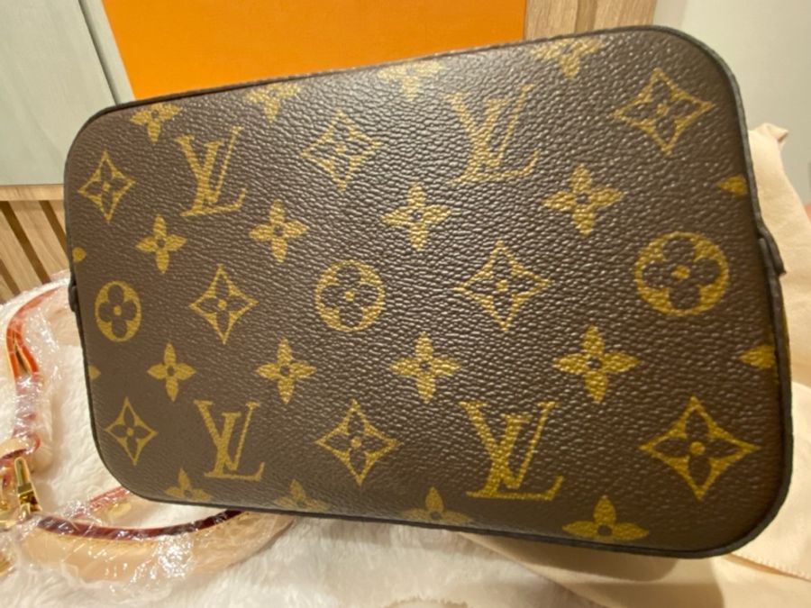 【專櫃正品】Louis Vuitton LV Neonoe BB 經典花紋老花水桶包(附雙肩帶)-9