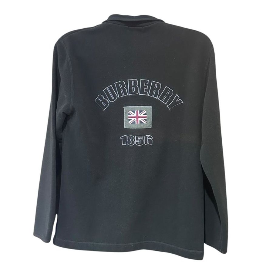 【美收精品】Burberry 灰色英國風1856長袖上衣 5-510【隔月月中將轉賣至日本 上架期限30天】-1