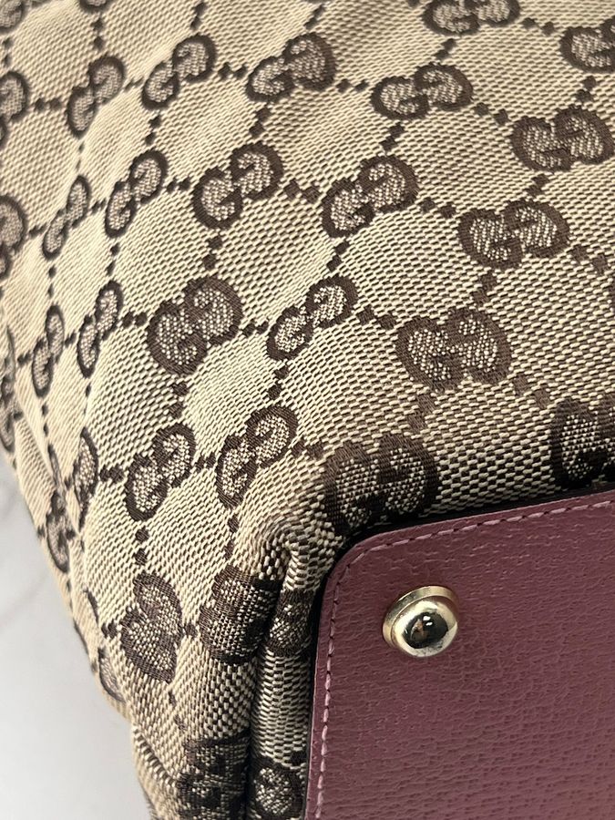 香緹國際精品 GUCCI 粉邊托特包 1039-6