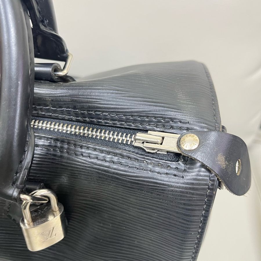 Louis Vuitton LV 28水波紋波士頓包(銀扣版)-8