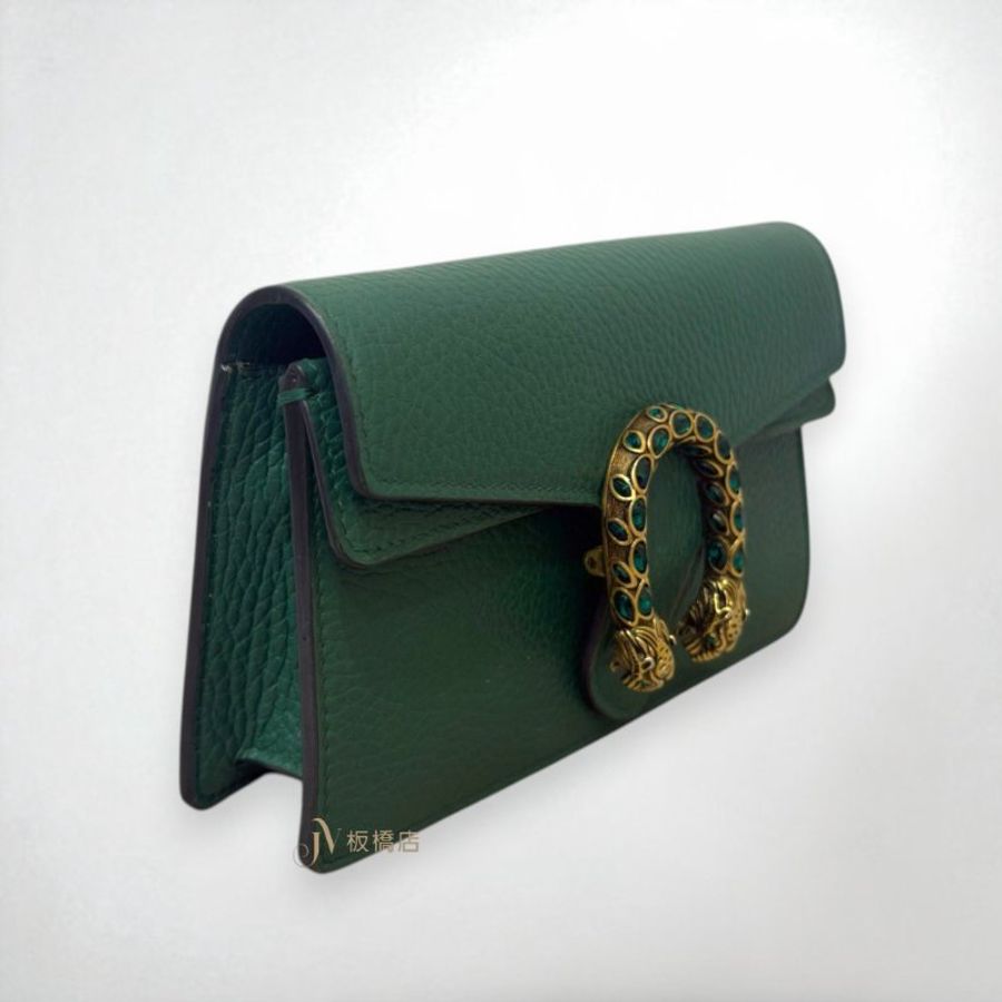 JS1405-GUCCI Dionysus GG綠牛皮迷你酒神鍊包476432-3