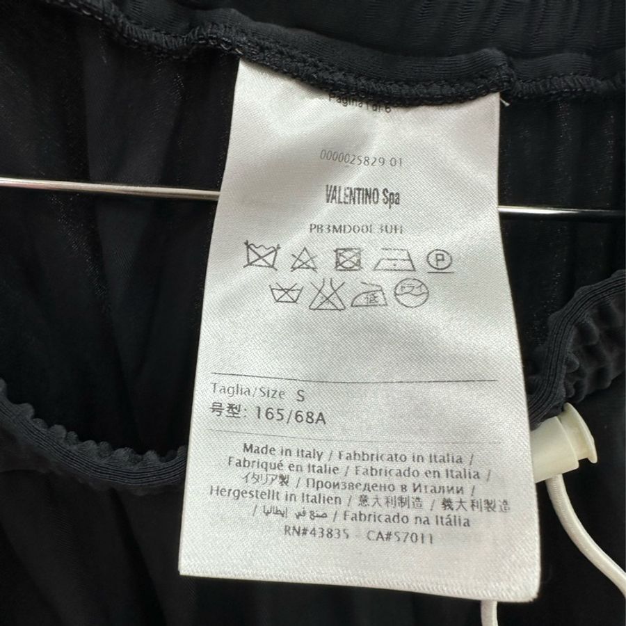 valentino 華倫天奴 黑色半裙長裙 S碼-4
