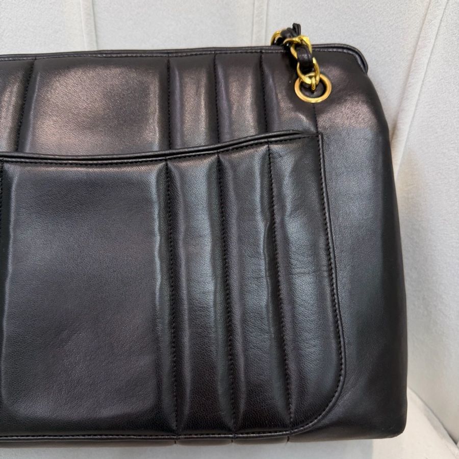 CHANEL 中古太陽花吊飾單肩斜揹袋 XC203-6