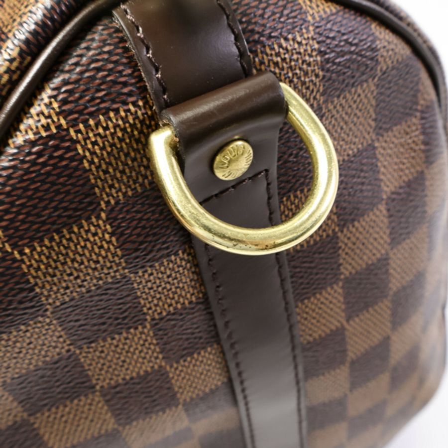 LOUIS VUITTON Damier Speedy Bandouliere 35手挽肩背兩用袋-6