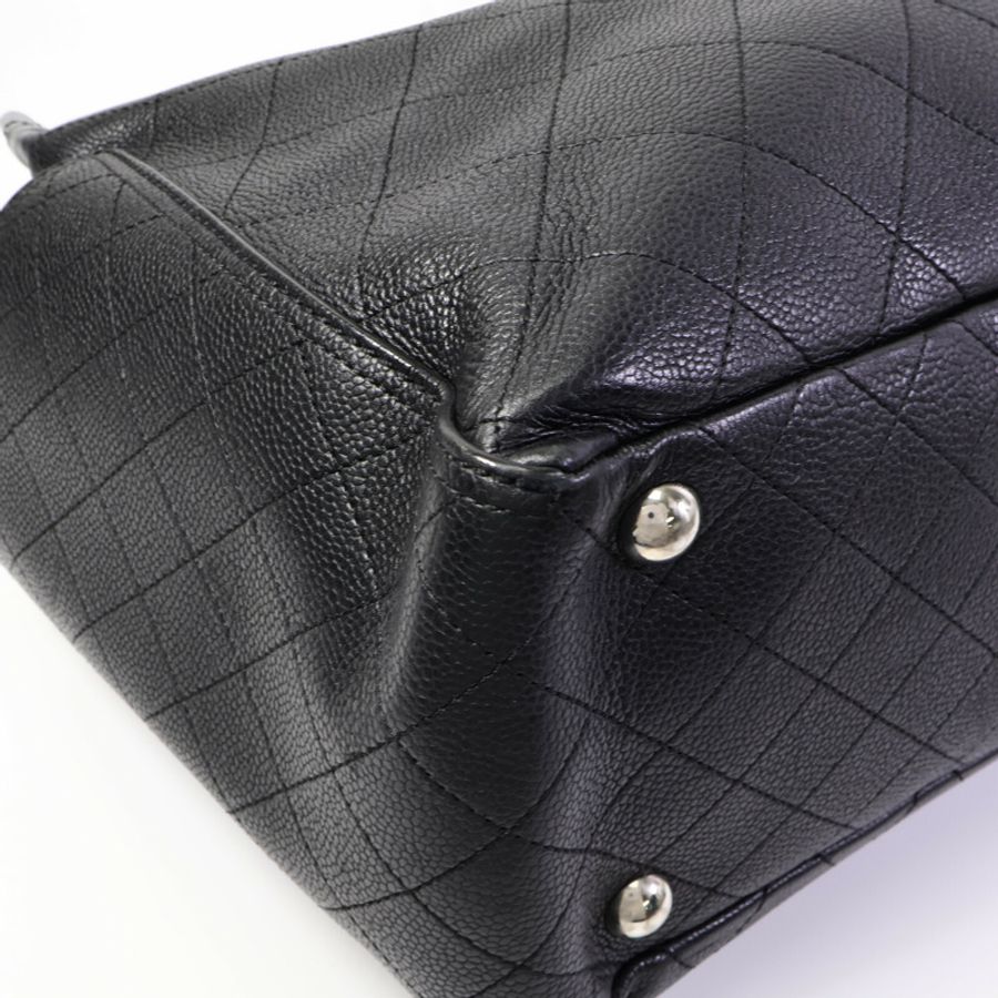 CHANEL 牛皮皮革CC Pocket Tote Bag手挽肩背兩用袋-10
