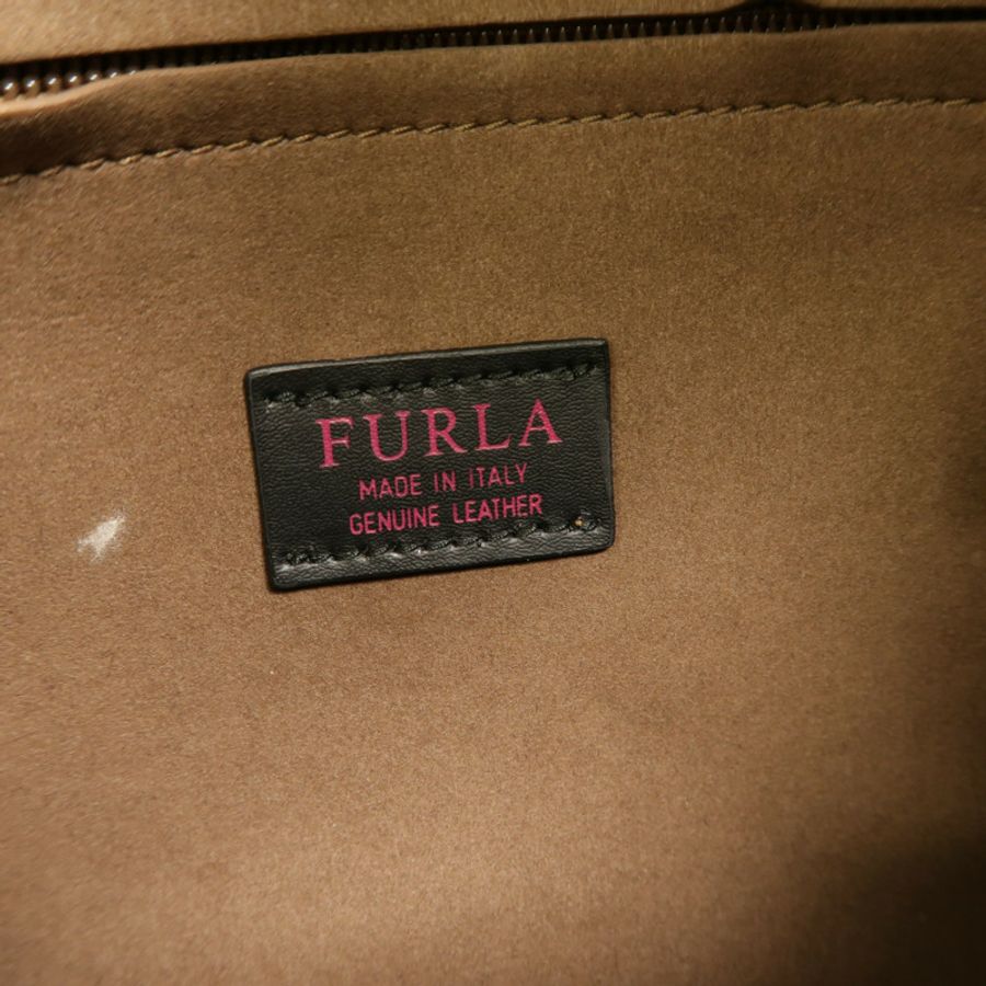 Furla 牛皮皮革Shoulder Bag手挽肩背兩用袋-5
