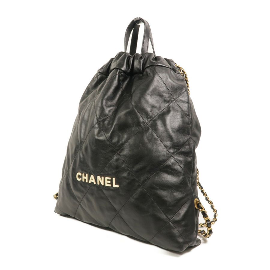 CHANEL 牛皮皮革Chanel 22 Backpack背包-2
