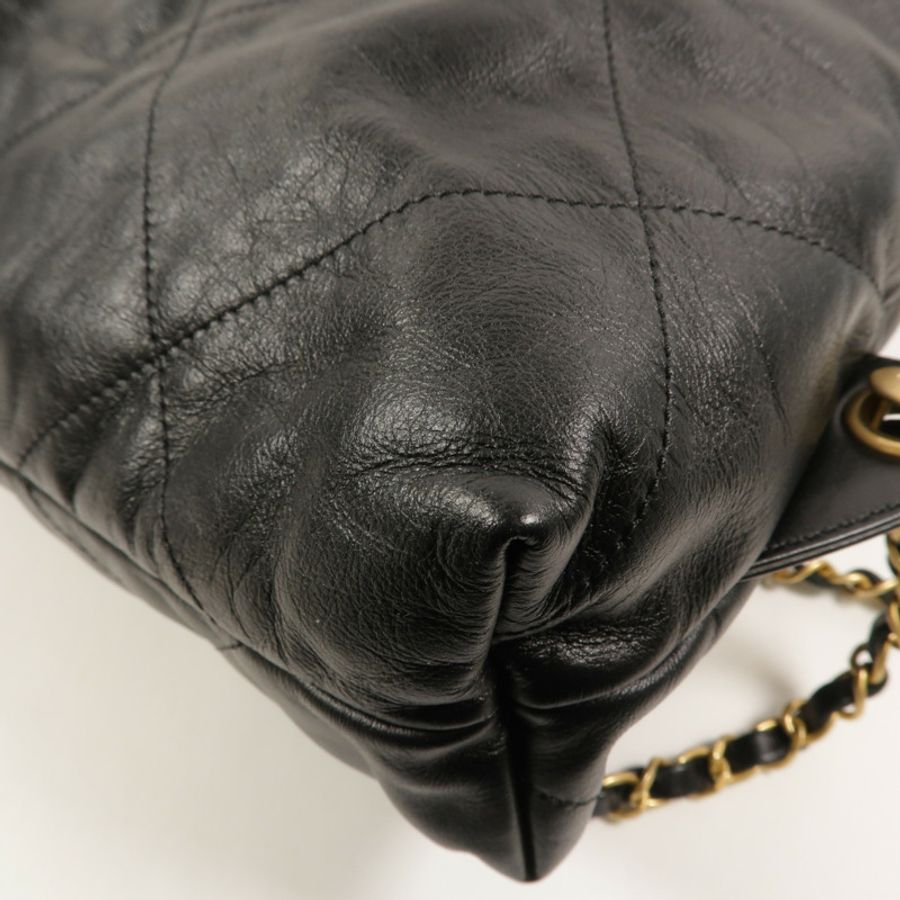 CHANEL 牛皮皮革Chanel 22 Backpack背包-11