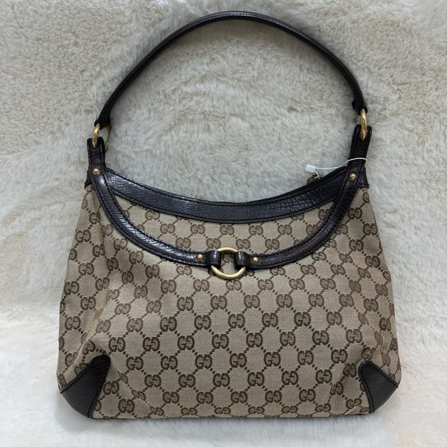 Gucci Horsebit 經典馬銜扣系列手提Hobo XC552-9