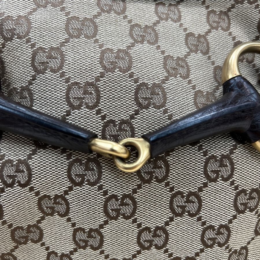 Gucci Horsebit 經典馬銜扣系列手提Hobo XC552-18