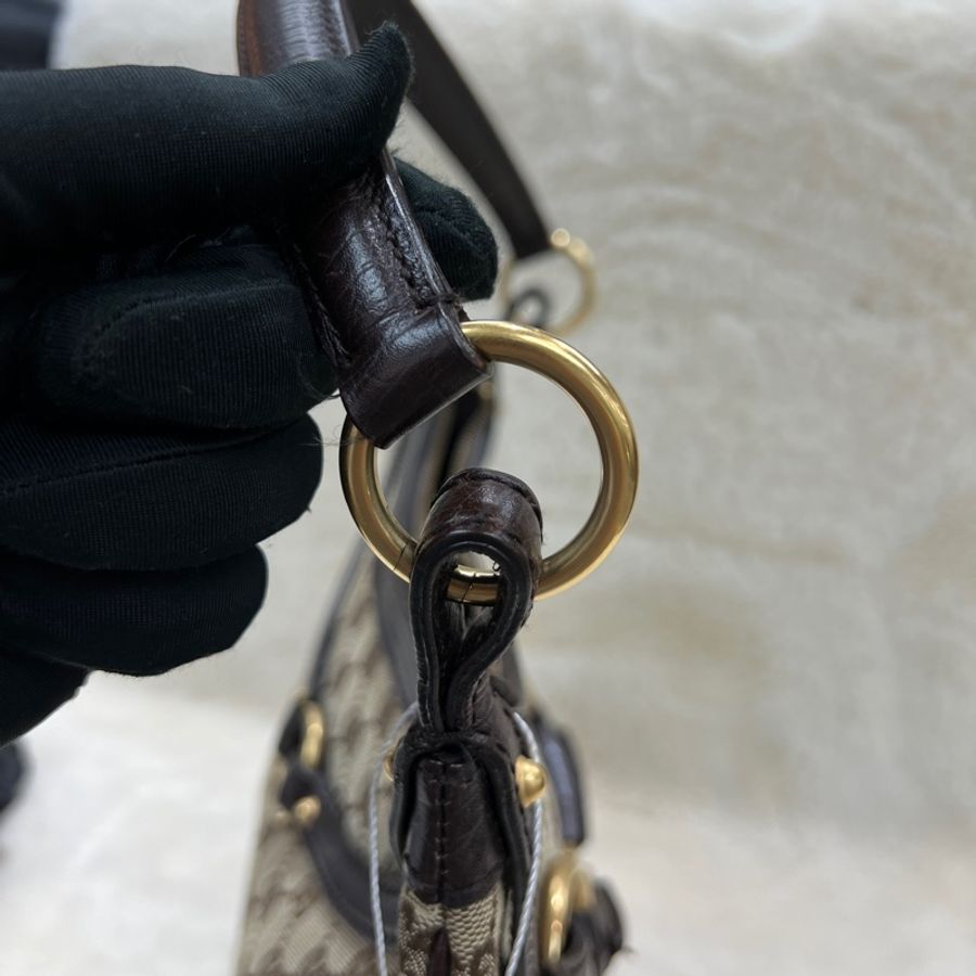 Gucci Horsebit 經典馬銜扣系列手提Hobo XC552-19