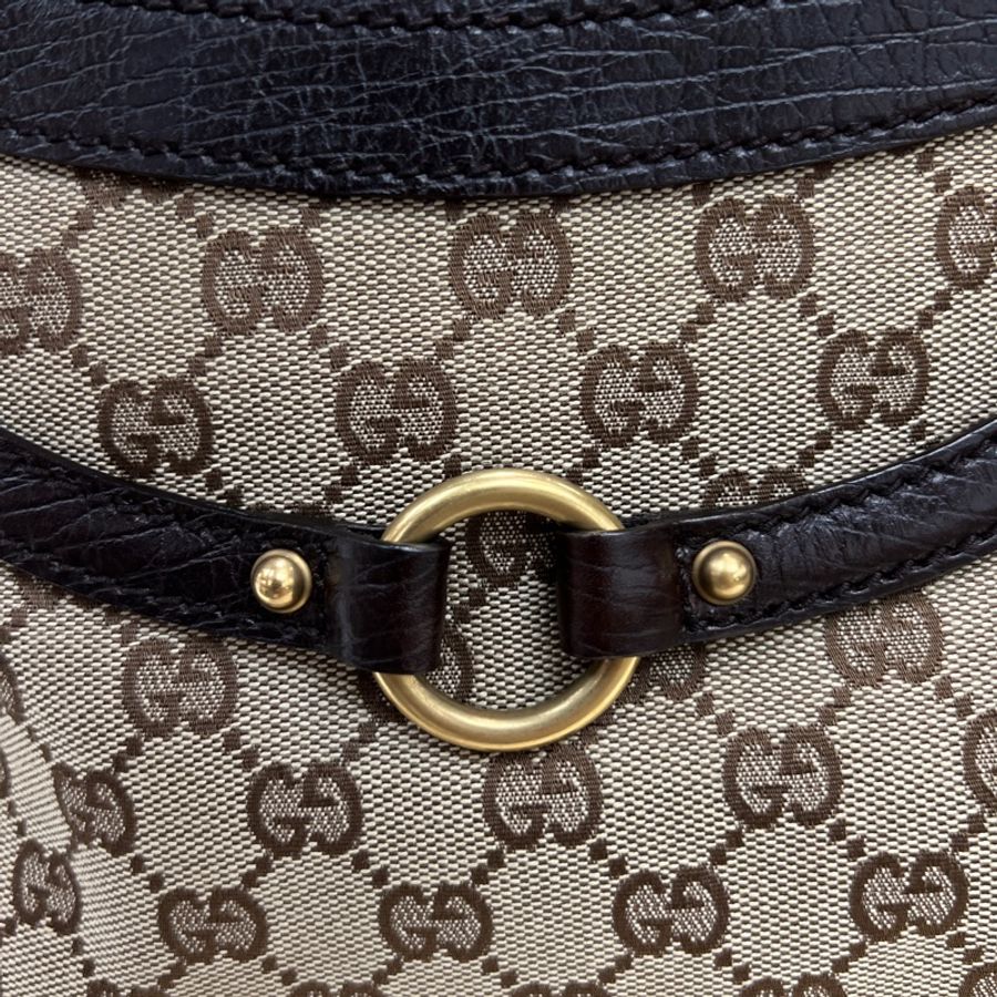 Gucci Horsebit 經典馬銜扣系列手提Hobo XC552-21