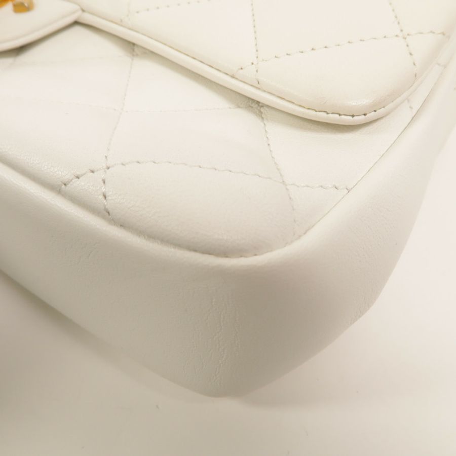 CHANEL 牛皮皮革In The Loop Medium Flap Bag鏈帶手挽肩背兩用袋-11