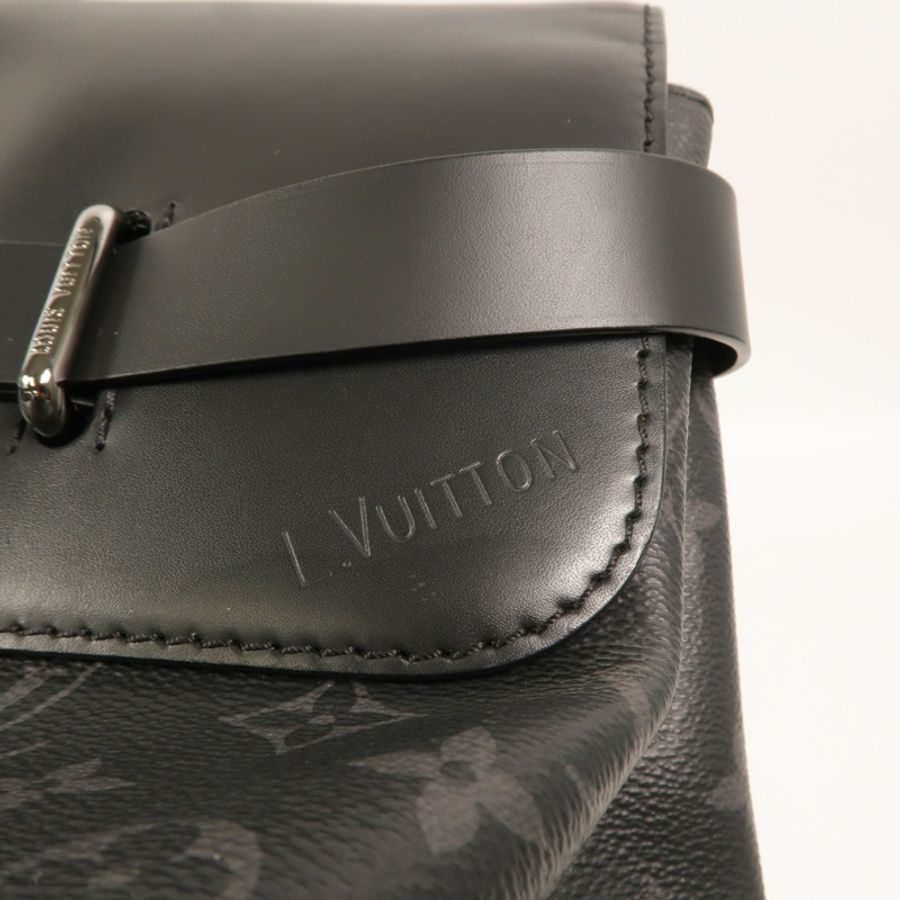 LOUIS VUITTON Monogram Eclipse Steamer Backpack背包-8
