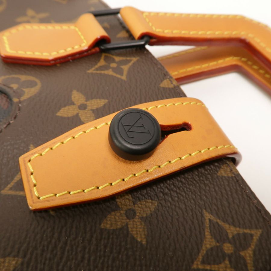 LOUIS VUITTON Monogram/Damier Giant LV x Nigo Mini Tote手挽袋-16