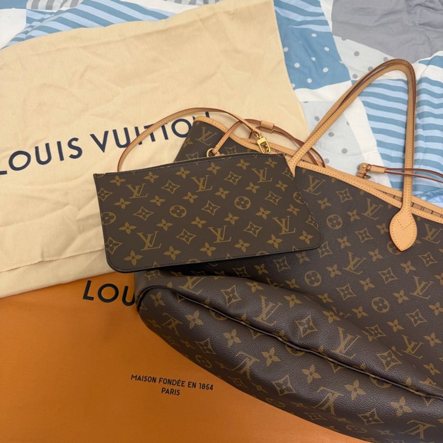 Louis Vuitton Neverfull MM (beige)-0