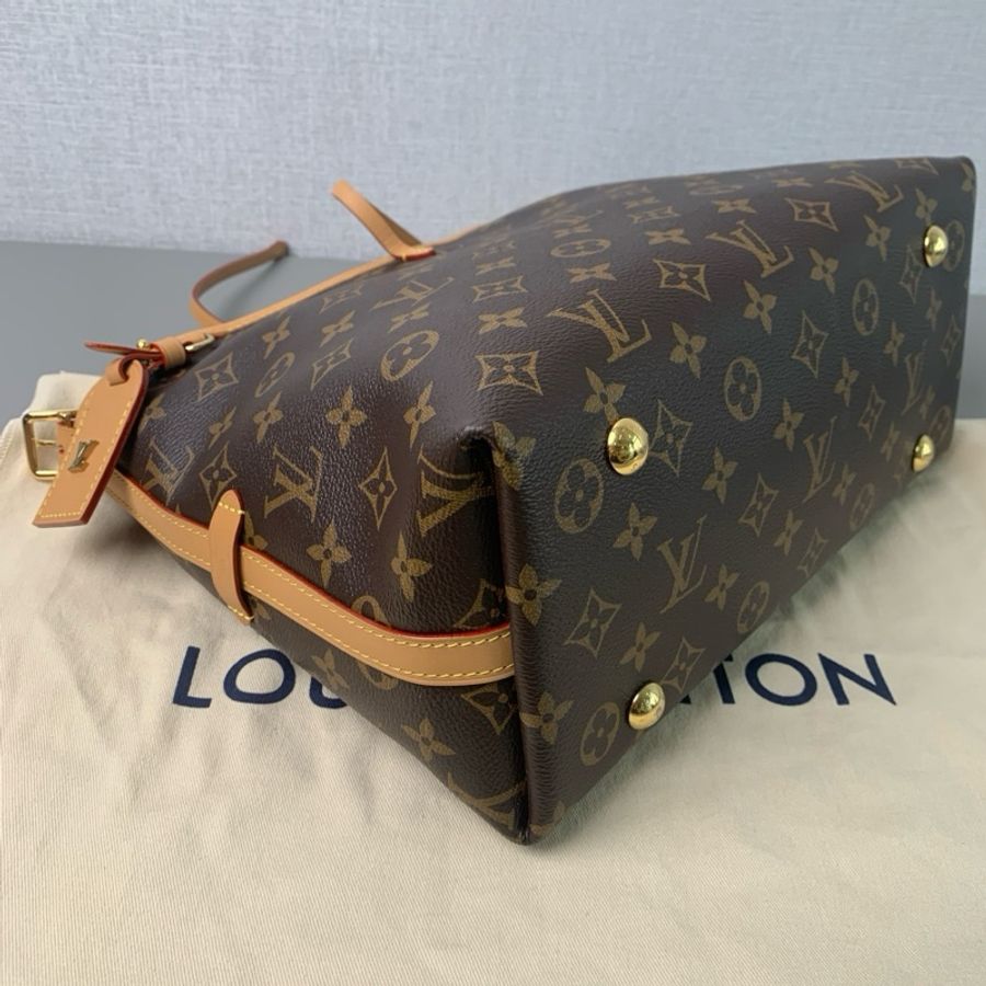 👜LV路易威登|carryall小號老花子母購物袋|芯片款99新-6