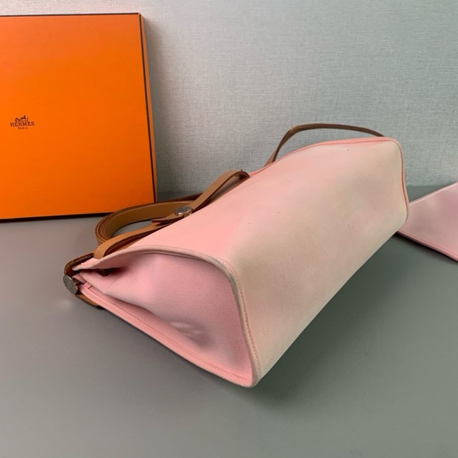 🐎Hermes愛馬仕|櫻花粉herbag31|手提單肩斜挎包|95新T刻-5
