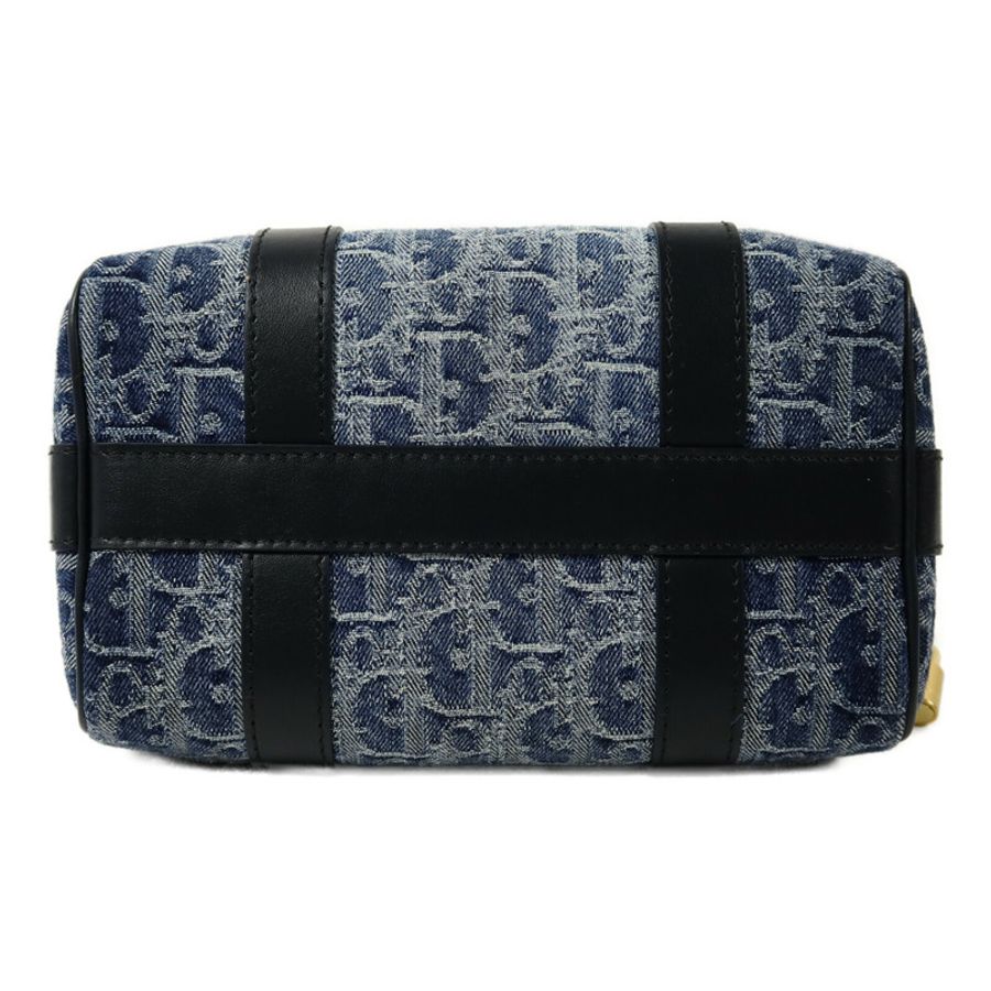 Dior 牛仔布Boston Bag手挽肩背兩用袋-3