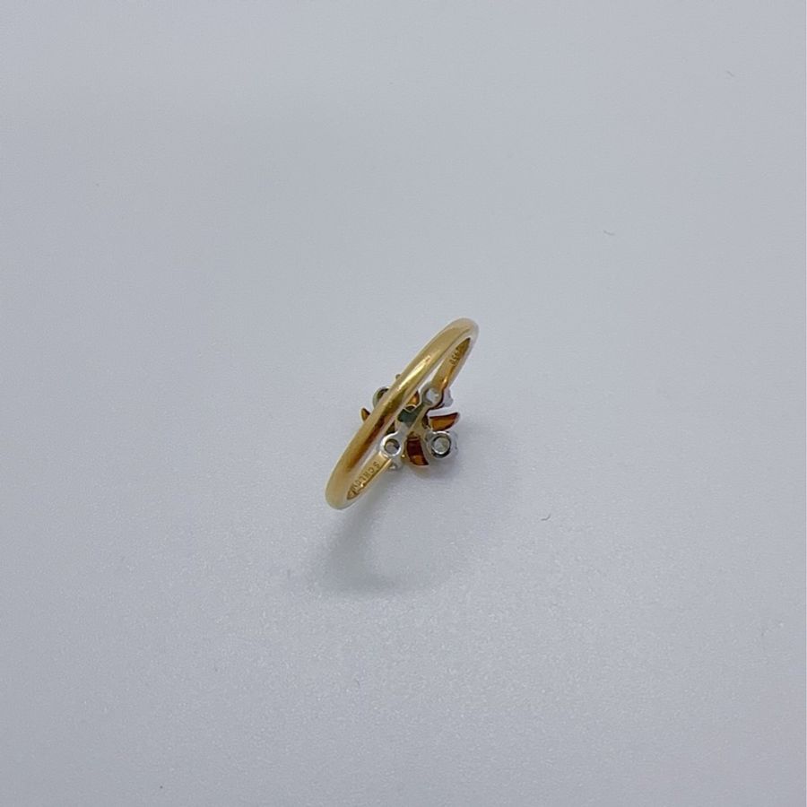 蒂芙尼Tiffany 史隆伯傑 Schlumberger系列Lynn戒指 18K金 交叉的「X」造型-7
