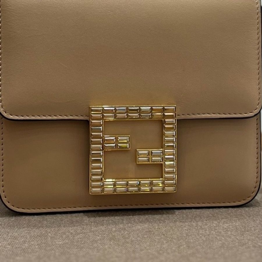 芬迪/Fendi 水晶扣 豆腐包-4