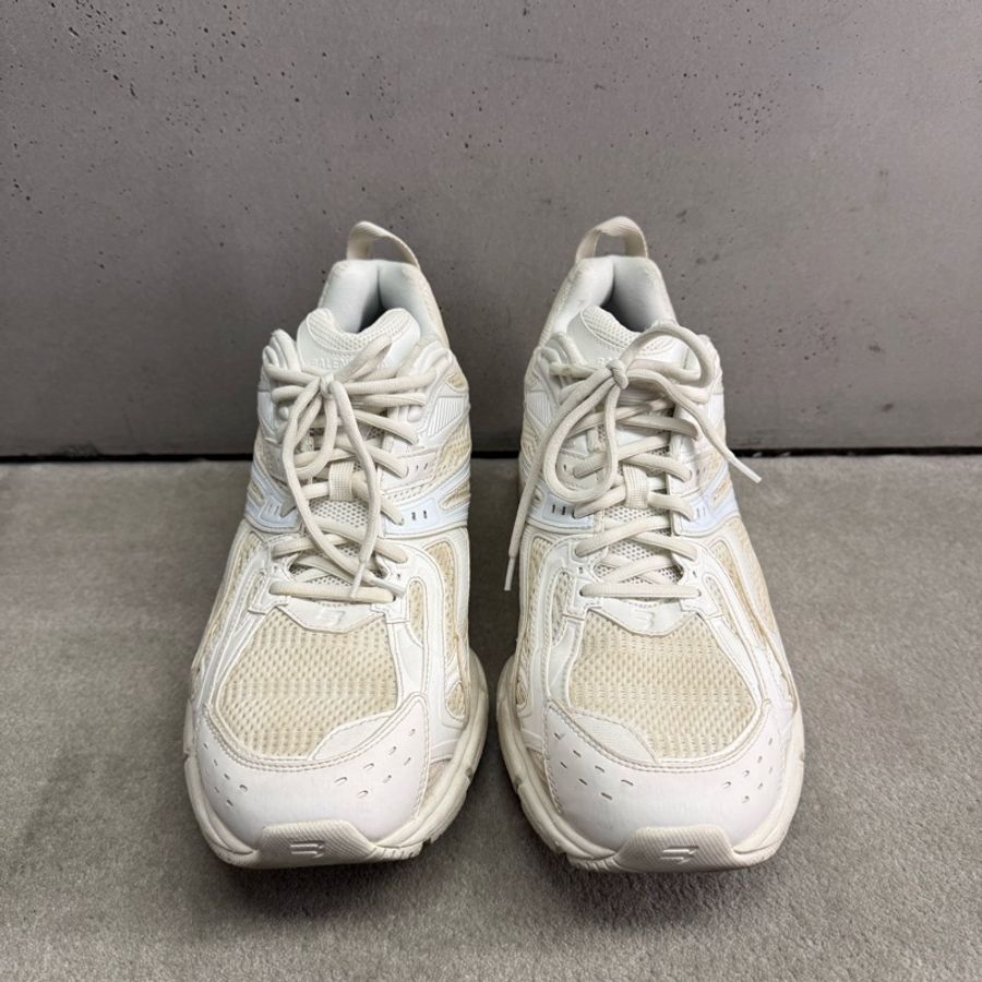 二手米白Balenciaga X pander 彈簧鞋-0