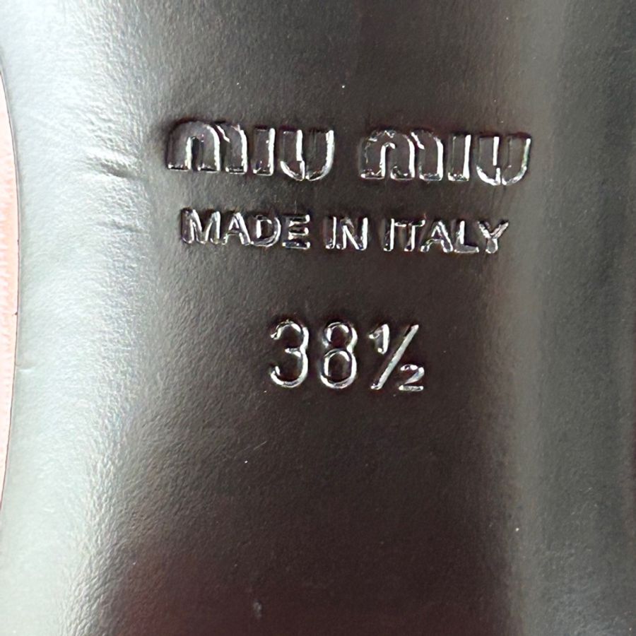 MiuMiu繆繆拼色瑪麗珍鞋 尺碼:38.5 已貼底-5