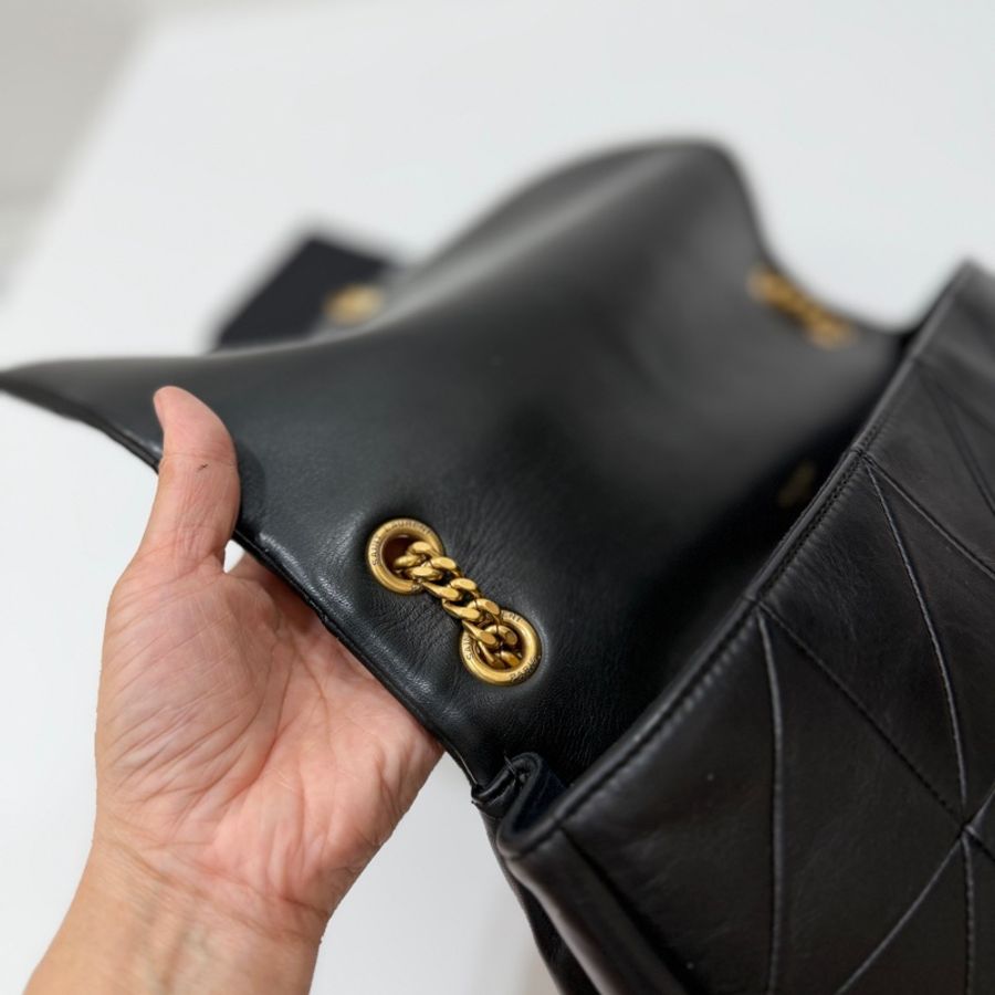 《仙闆名牌精品》Yves Saint Laurent YSL 聖羅蘭 JAMIE 黑色 斜背包 肩背包 側背包-18