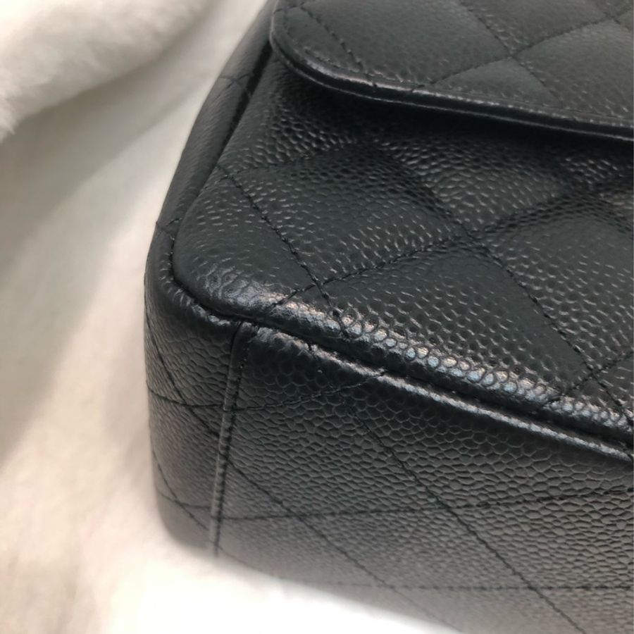 Chanel 荔牛 黑金 Jumbo 33cm XC546-10
