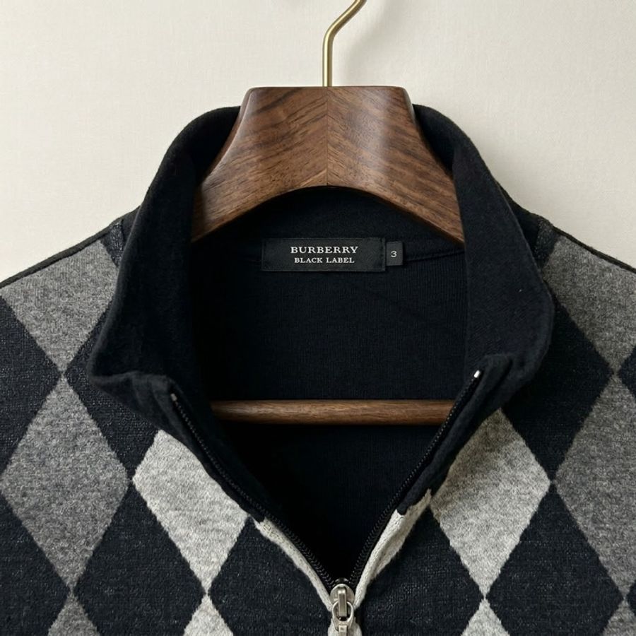 (質感老錢風💵) Burberry 巴寶莉戰馬 針織外套 【專櫃95,000】-2