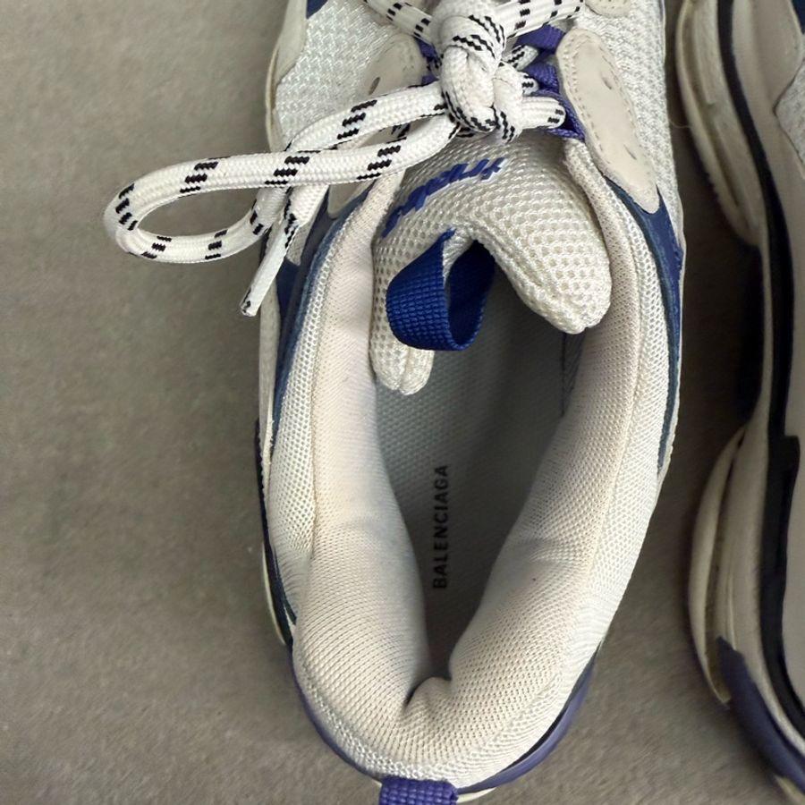 二手Balenciaga 白紫Triple S-7