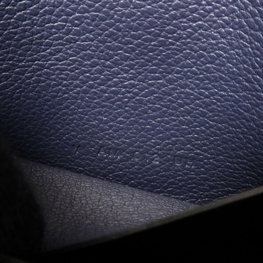 HERMES Evercolor皮革Roulis Slim Wallet錢包Bleu Nuit-8