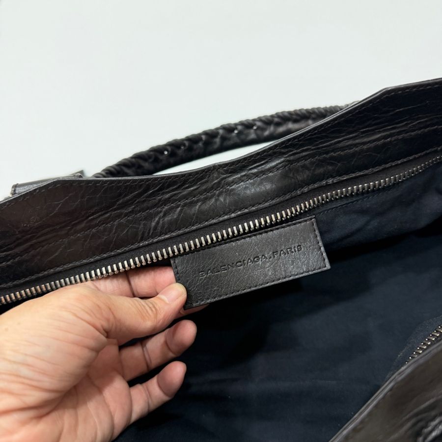 《仙闆名牌精品》BALENCIAGA 巴黎世家 GIANT21 PART TIME 黑色 機車包 斜背包 肩背包 側背包 手提包-28