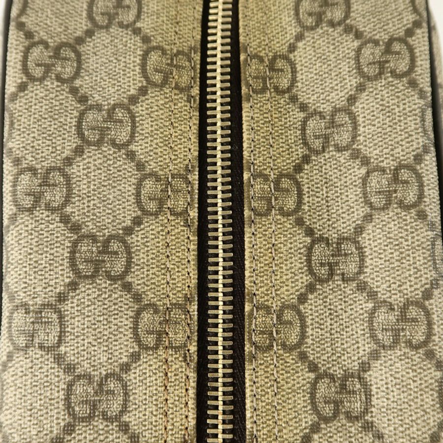 GUCCI 塗層帆布Messenger Bag肩背袋-15
