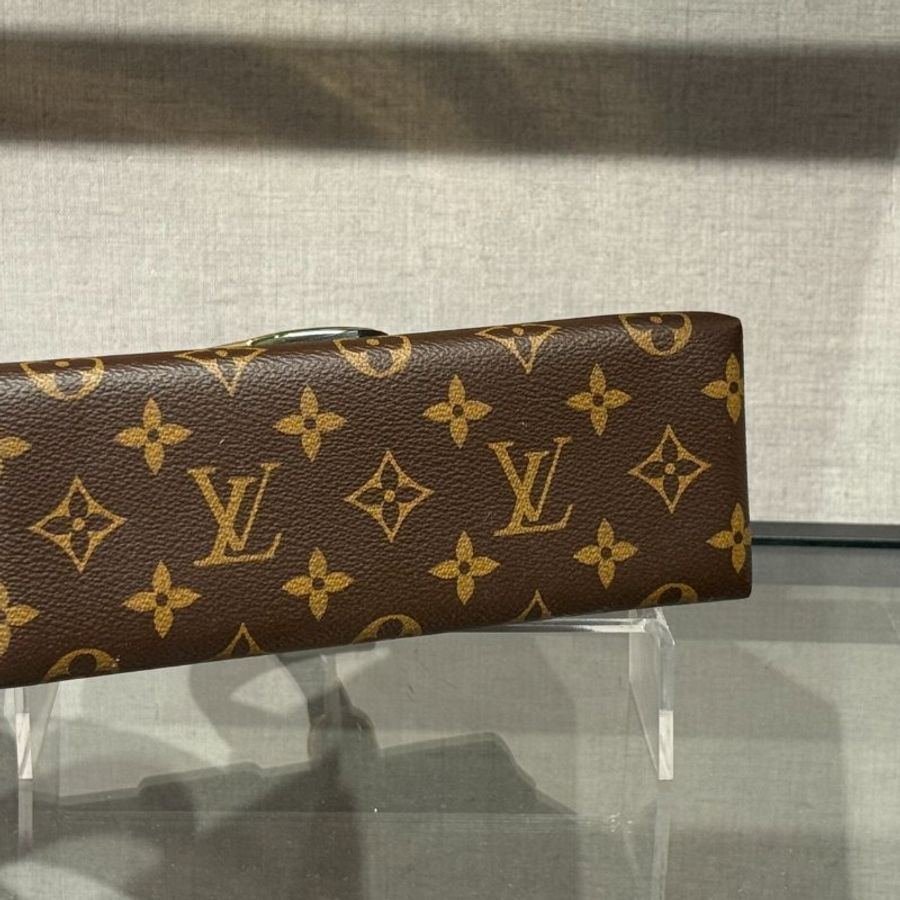 💼 LV Locky BB 黑拼老花鎖頭包 + J02287 經典老花拼紅寬肩帶(極值成套出售)-4