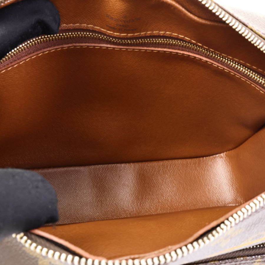 LOUIS VUITTON Monogram Nile金扣肩背袋-4