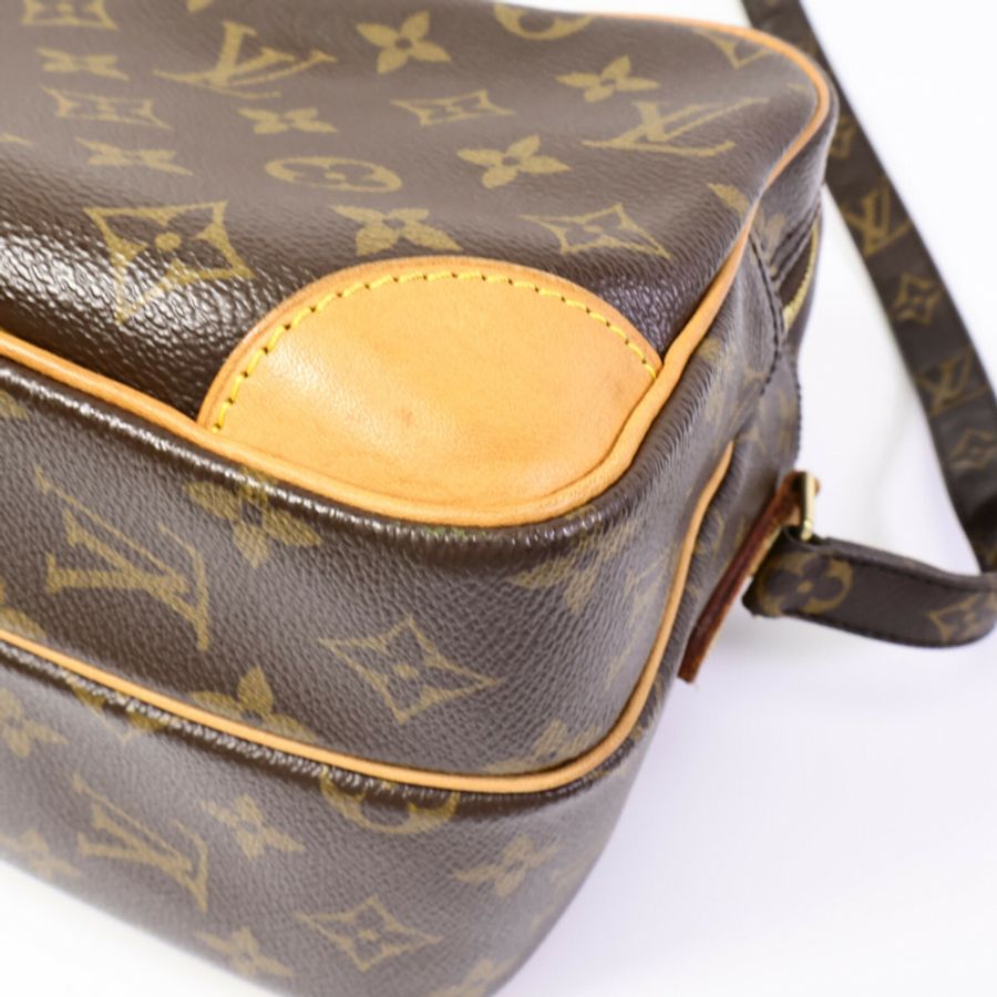LOUIS VUITTON Monogram Nile金扣肩背袋-10
