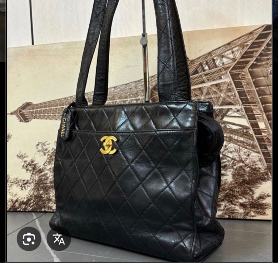 (裸包)Chanel菱格紋經典古董包 肩背包 VINTAGE 絕版-0