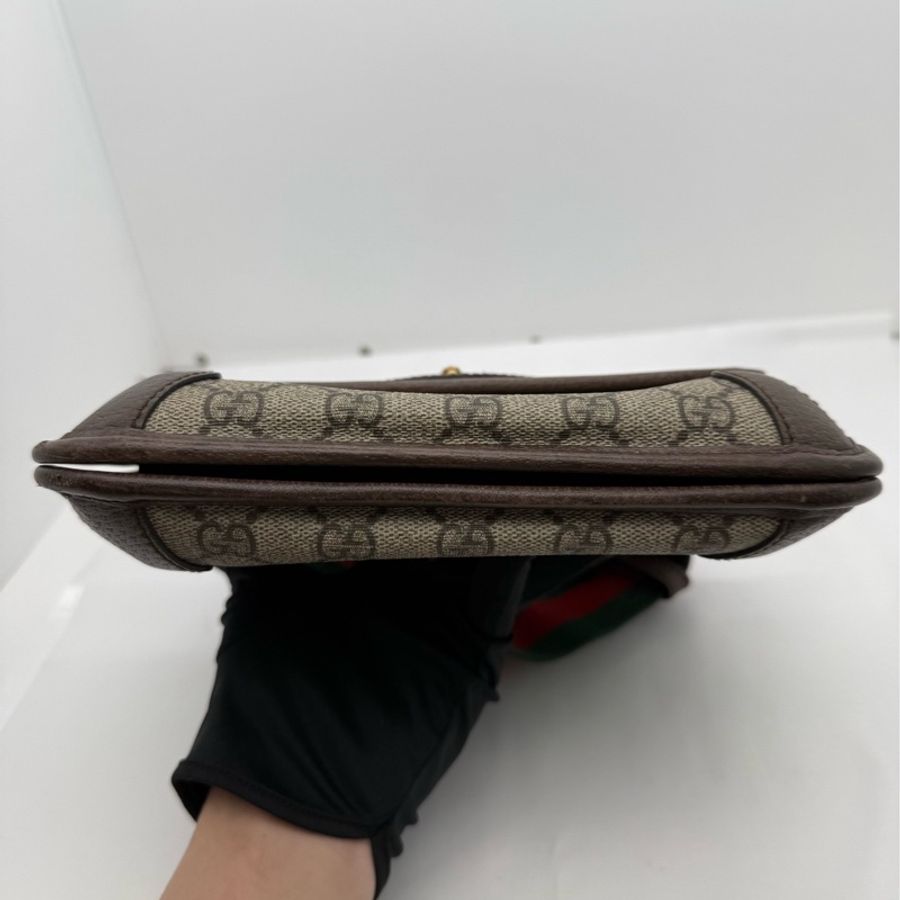 GUCCI古馳 雙面虎頭單肩斜挎郵差包包 黑標024開頭 尺寸:22×16.5×4cm-4