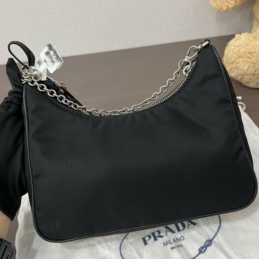 Prada/普拉達 帆布三合一鏈條包-2