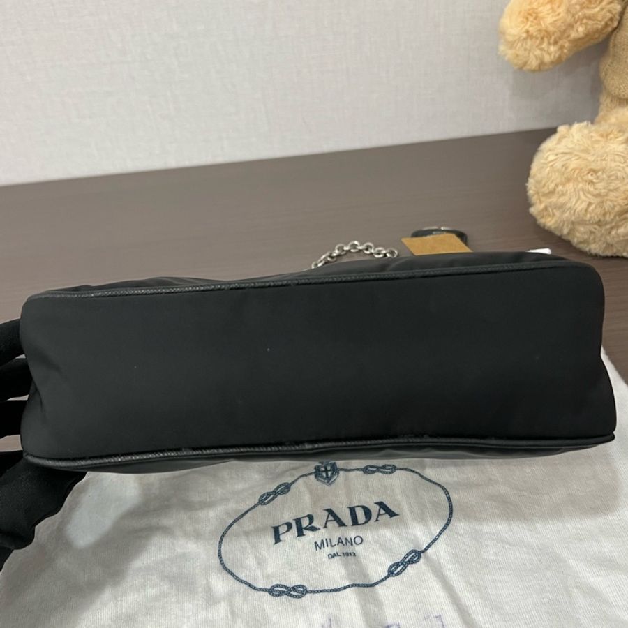 Prada/普拉達 帆布三合一鏈條包-5