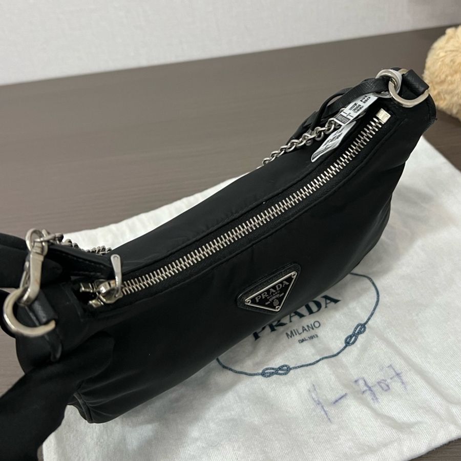 Prada/普拉達 帆布三合一鏈條包-6