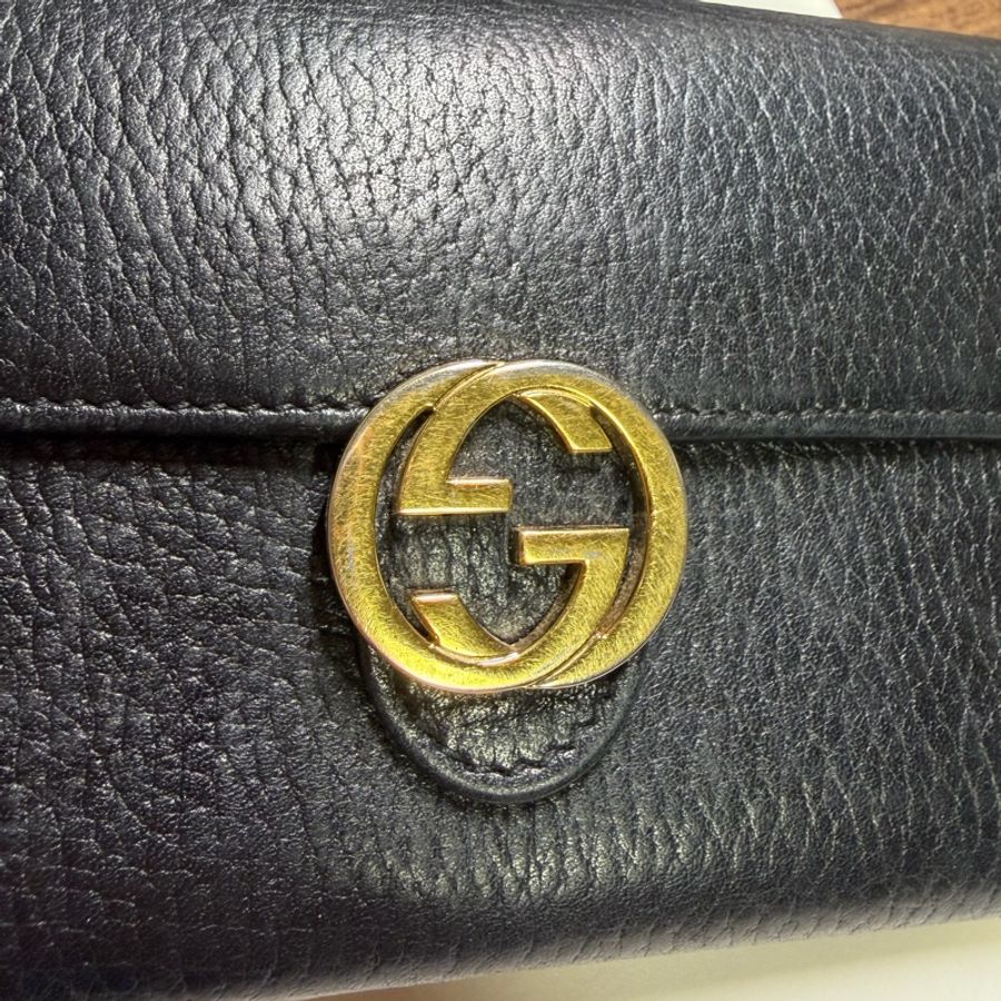 Gucci雙G扣長夾-6