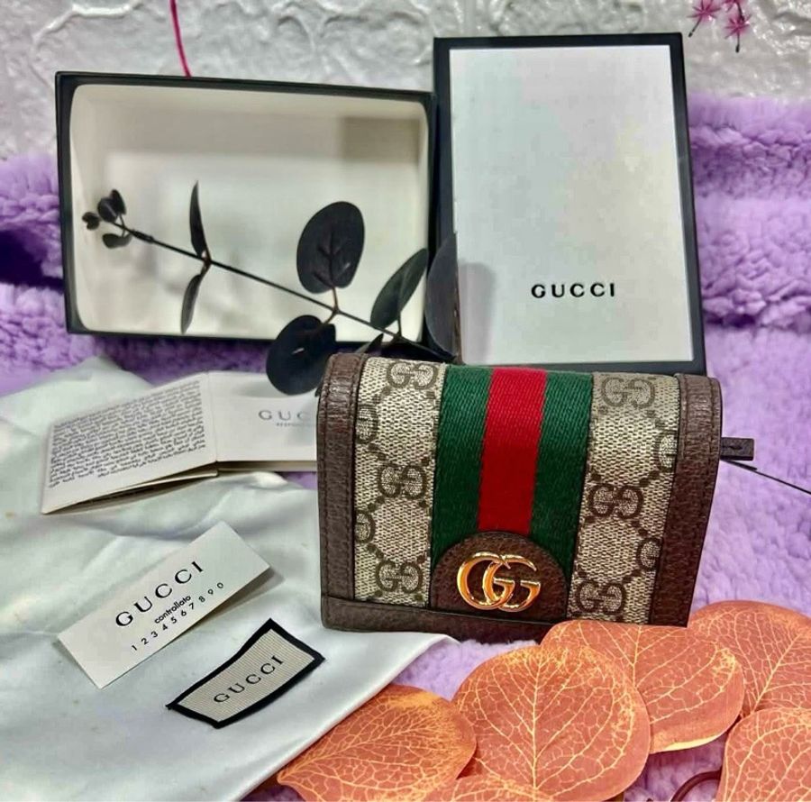 GUCCI Ophidia GG Card Case 短夾-0