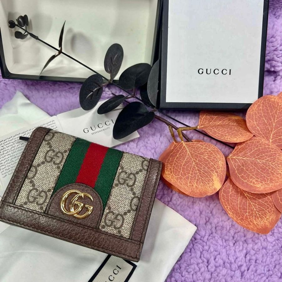 GUCCI Ophidia GG Card Case 短夾-5