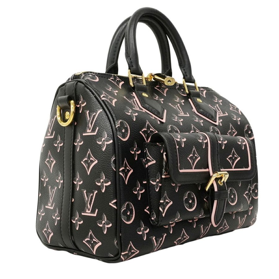 路易威登 Monogram Fall for You Speedin' Dolière 25 手提包 M20852 Noir 兩用包(女)-1